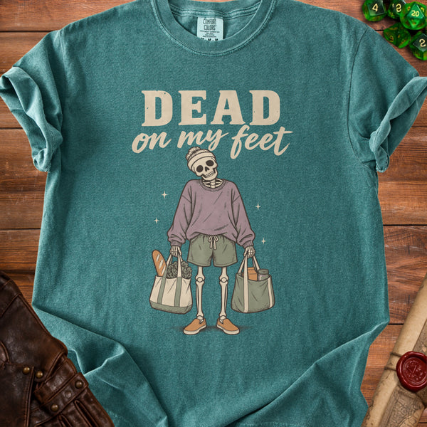 Dead Feet T-Shirt in Blue Spruce