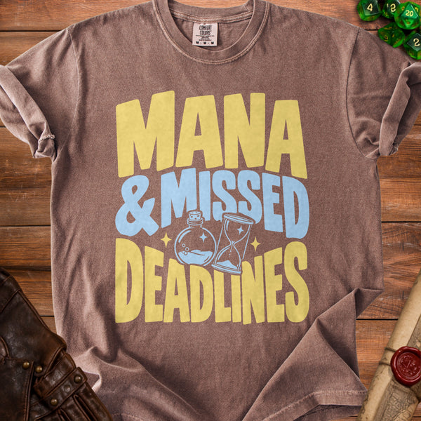 Mana Deadlines T-Shirt in Espresso