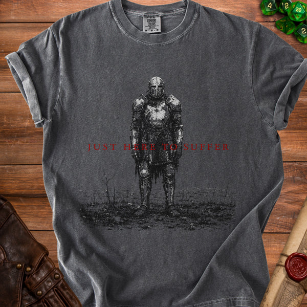 Suffer Knight T-shirt in Pepper