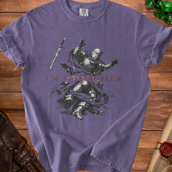 Problem Knight T-shirt in Grape