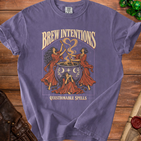 Brew Intentions T-Shirt in Grape