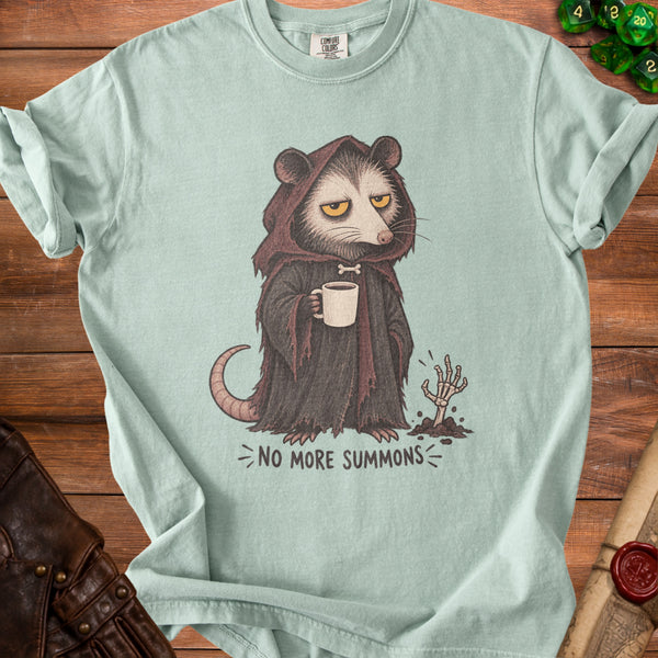 Necromancer Possum T-Shirt in Bay