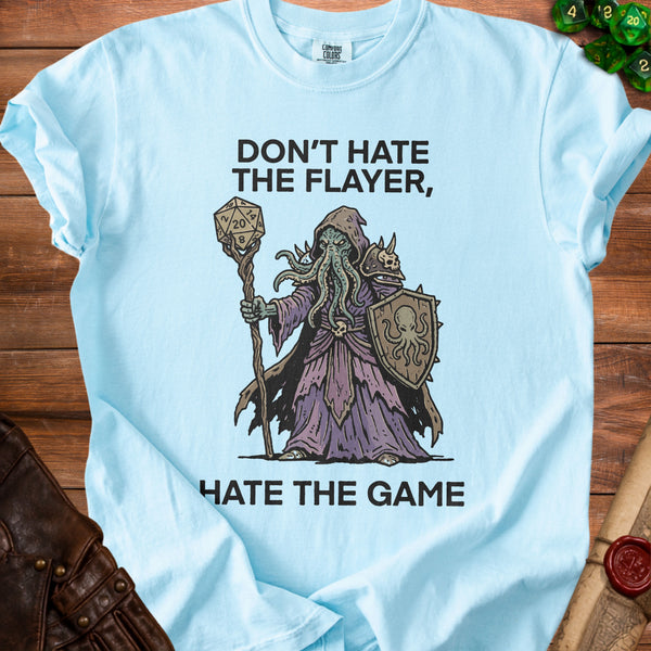 Don't Hate T-Shirt in Chambray