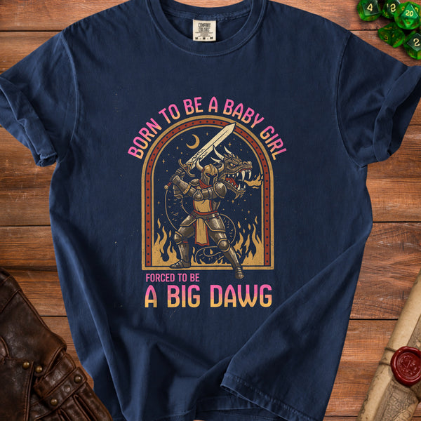 Big Dawg Warrior T-Shirt in True Navy