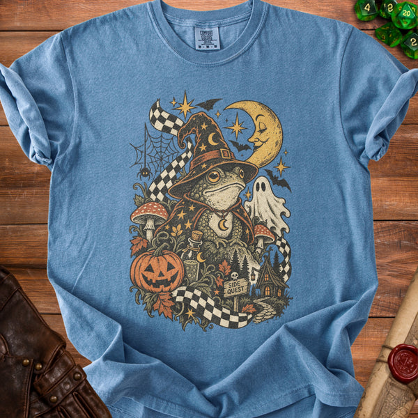 Side Quest T-Shirt in Blue Jean