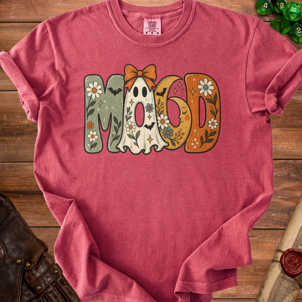 Ghost Mood T-Shirt in Crimson