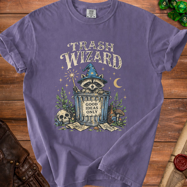 Trash Wizard T-Shirt in Grape