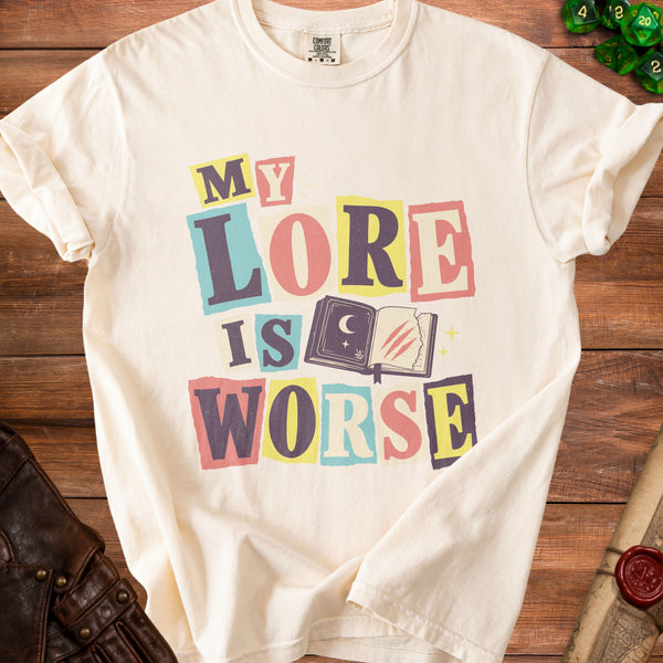My Lore Spellbook T-Shirt in Ivory