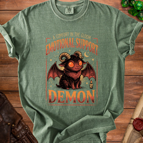 Emotional Support T-Shirt in Moss