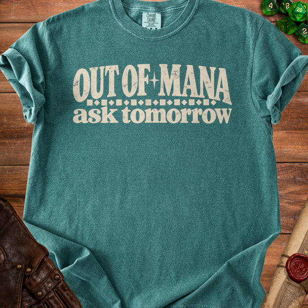 Out Of Mana T-shirt in Blue Spruce