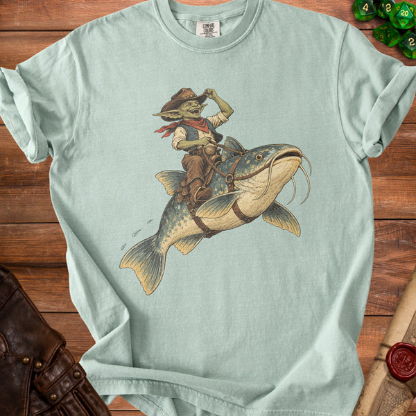 Catfish Cowboy T-Shirt in Bay