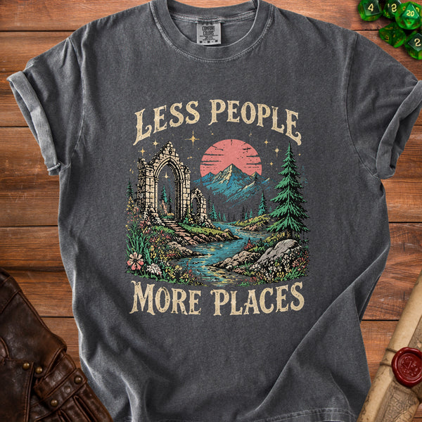 More Places T-Shirt in Pepper