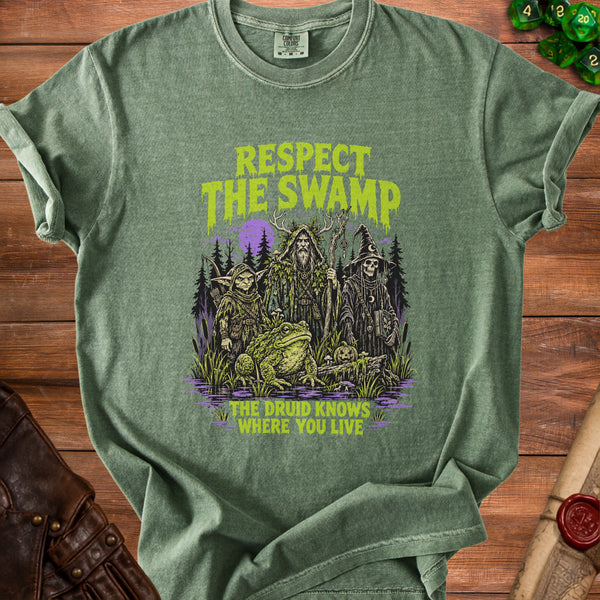 Swamp Druid T-Shirt in Moss