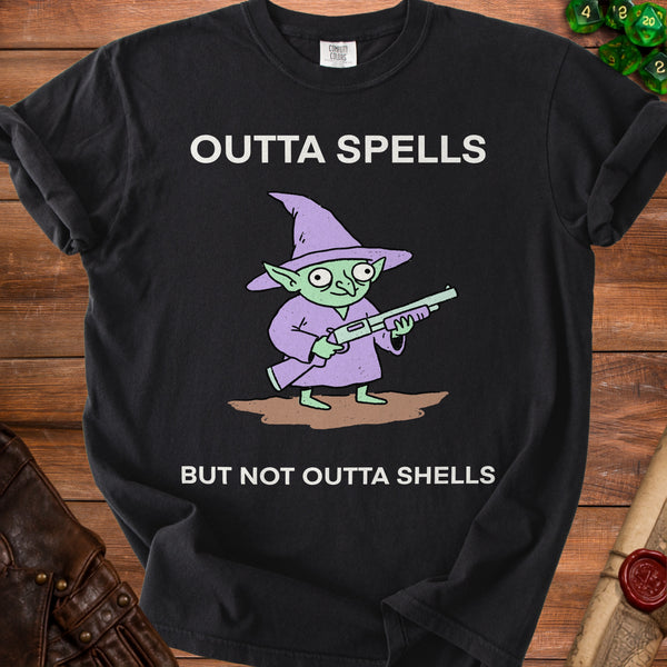 Outta Spells T-Shirt in Black