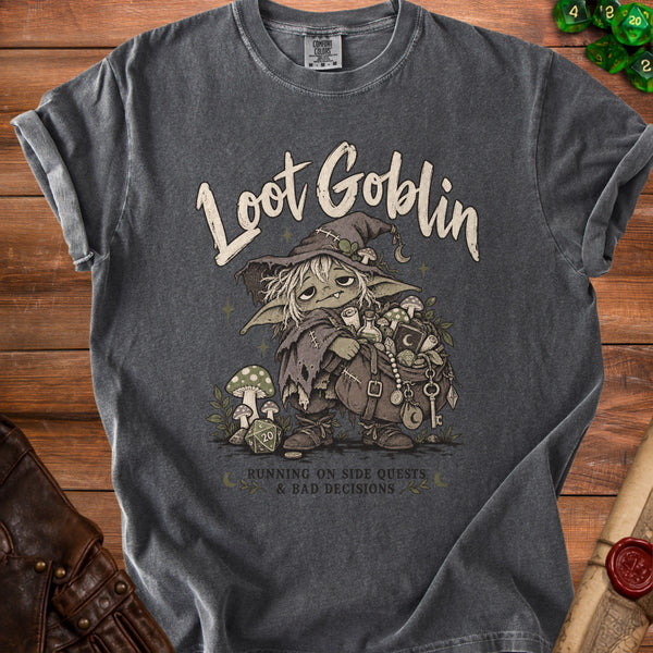 Loot Goblin T-shirt in Pepper