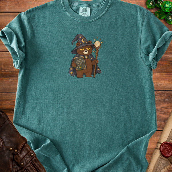Wizard Bear T-Shirt in Blue Spruce