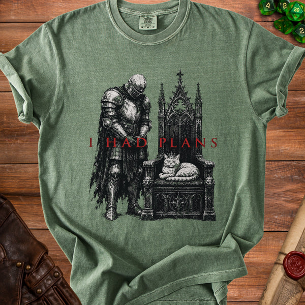I Had Plans T-Shirt in Moss