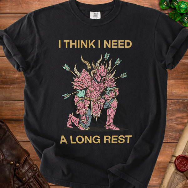 Long Rest Daily Battle T-Shirt in Black