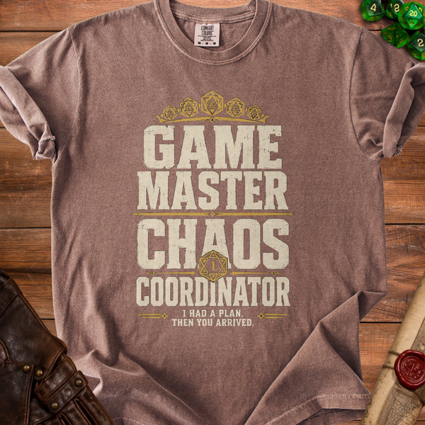Gaming Chaos T-shirt in Espresso