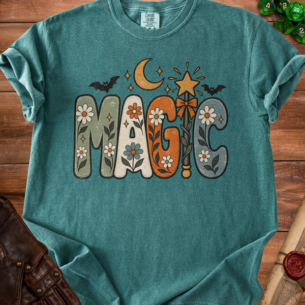 Retro Magic T-Shirt in Blue Spruce