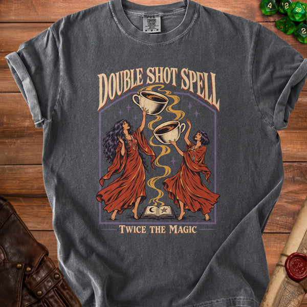 Double Shot T-Shirt in Pepper