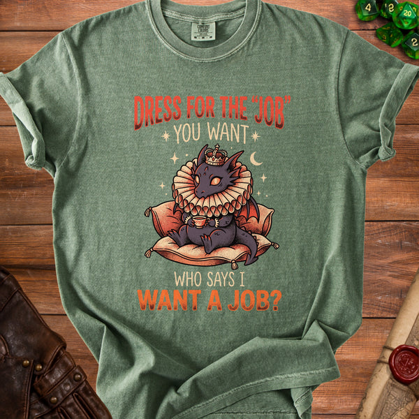 Regal Dragon T-Shirt in Moss