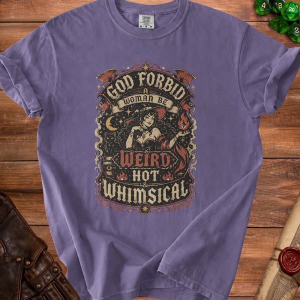 Witchy Whimsical T-Shirt in Grape