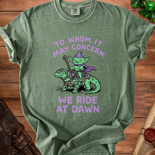 Goblin Rider T-Shirt in Moss