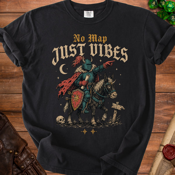 Medieval Vibes T-Shirt in Black
