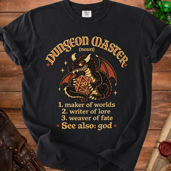 Dungeon Master T-Shirt in Black