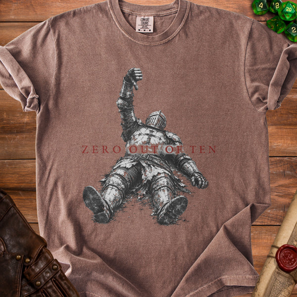Zero Out Of Ten T-Shirt in Espresso
