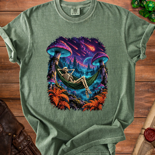 Cosmic Chill T-Shirt in Moss