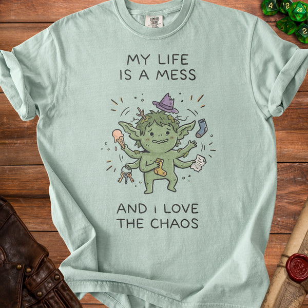 My Life Is A Mess T-Shirt in Bay