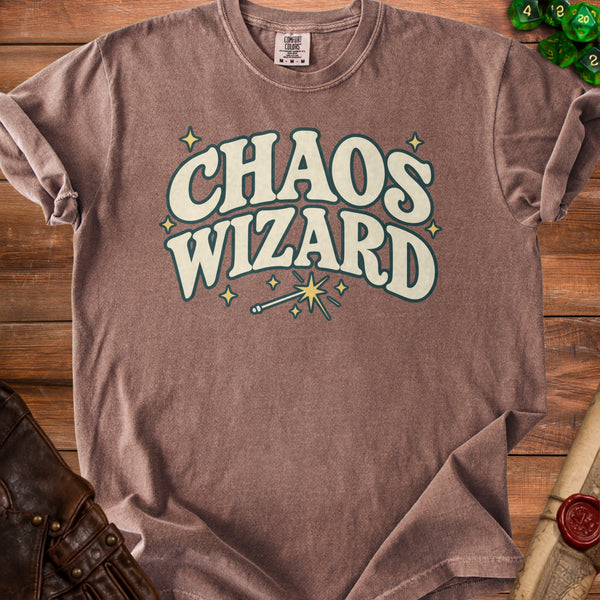 Chaos Wizard T-Shirt in Espresso