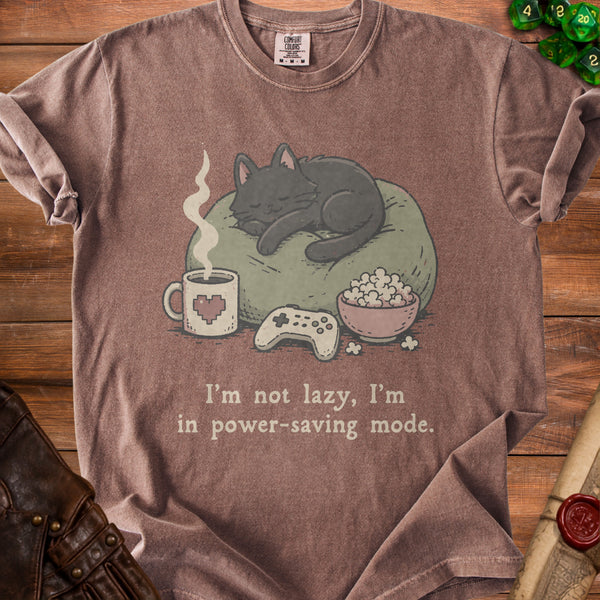 Power-Saving T-Shirt in Espresso