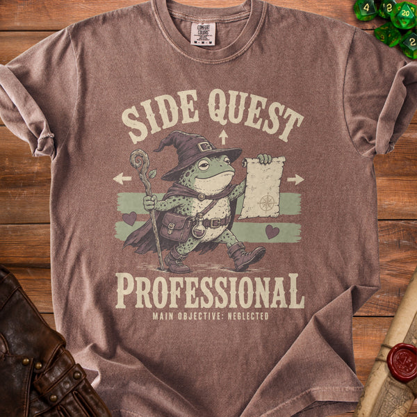 Side Quest Professional T-shirt in Espresso