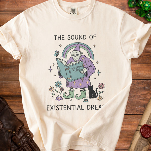 Existential Gnome T-shirt in Ivory