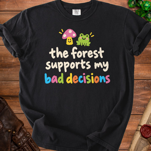 Forest Decisions T-Shirt in Black