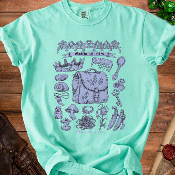 Goblin Valuables T-Shirt in Island Reef