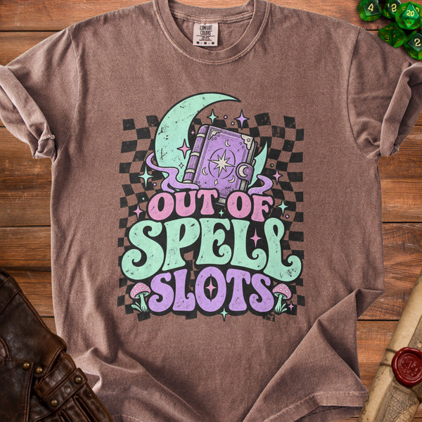 Spell Slots T-Shirt in Espresso