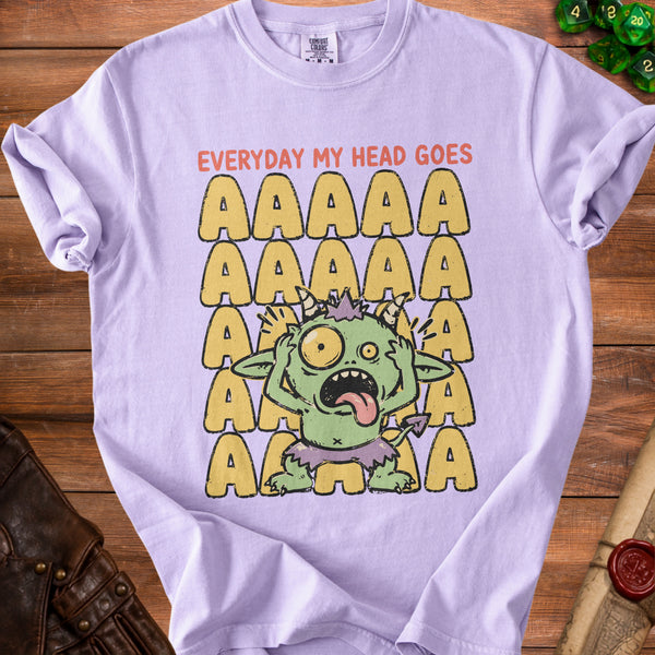 Everyday AAAAA T-Shirt in Orchid