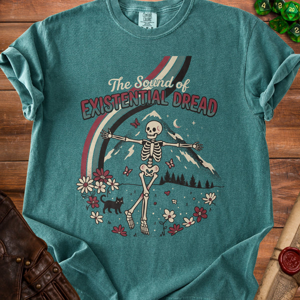 Existential Dread T-shirt in Blue Spruce