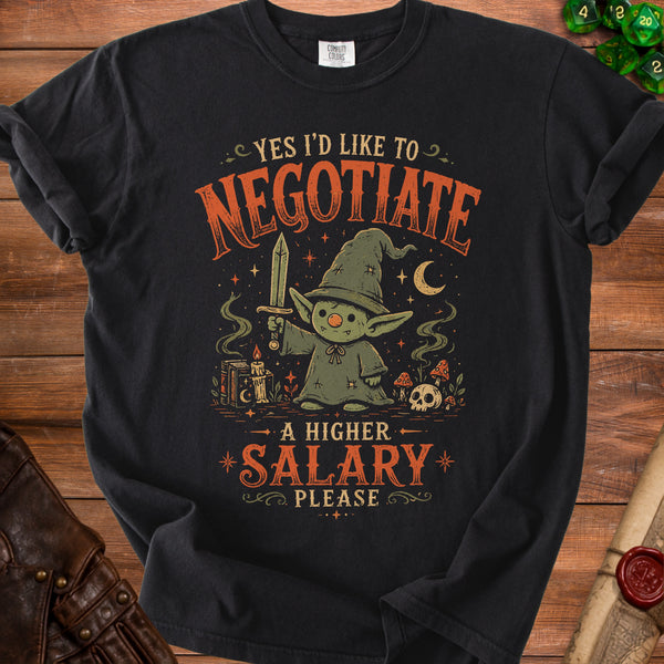 Salary Goblin T-shirt in Black