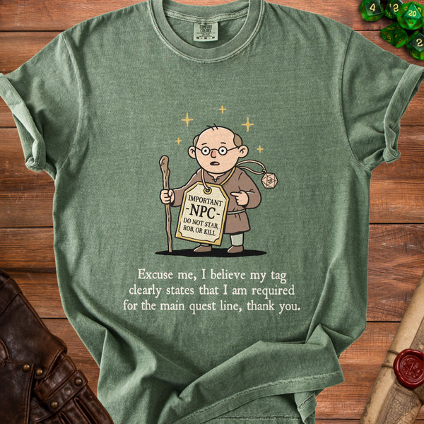 NPC Quest T-Shirt in Moss