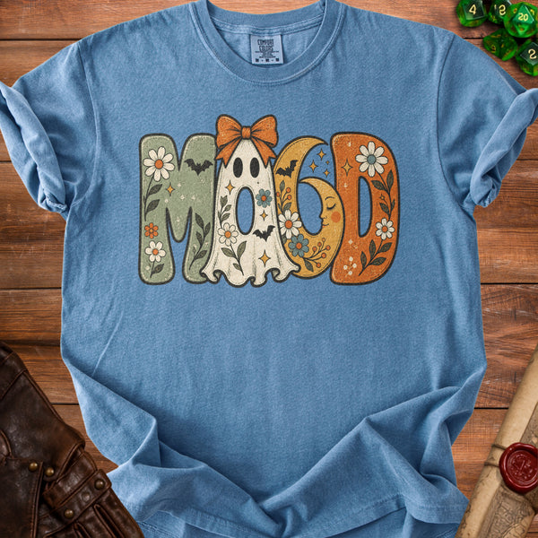 Ghost Mood T-Shirt in Blue Jean