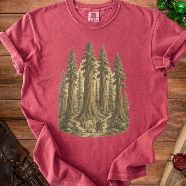 Forest Quest T-Shirt in Crimson
