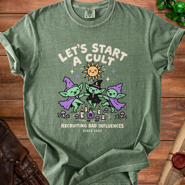 Goblin Cult T-Shirt in Moss