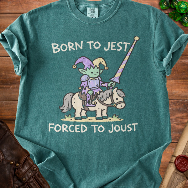 Born To Jest T-Shirt in Blue Spruce