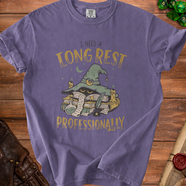 Long Rest T-Shirt in Grape