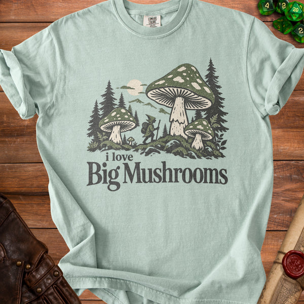 Big Mushrooms T-Shirt in Bay